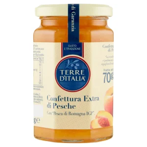 Terre d'Italia Confettura Extra di Pesche con "Pesca di Romagna IGP" 340 g